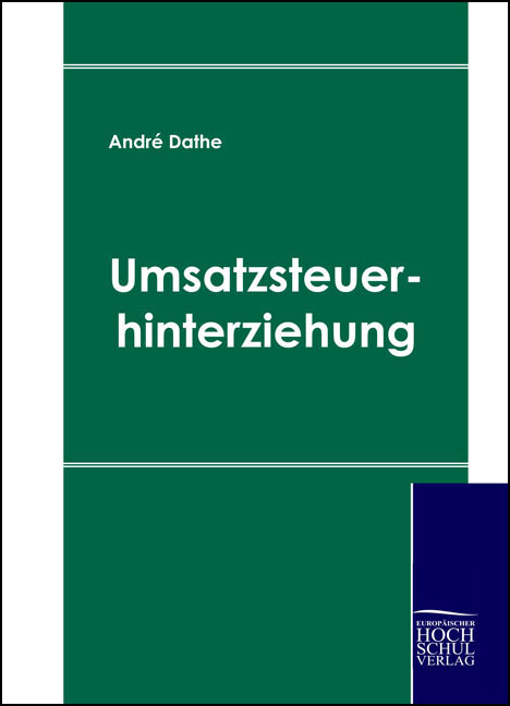 Produktbild: Umsatzsteuerhinterziehung | Andre Dathe