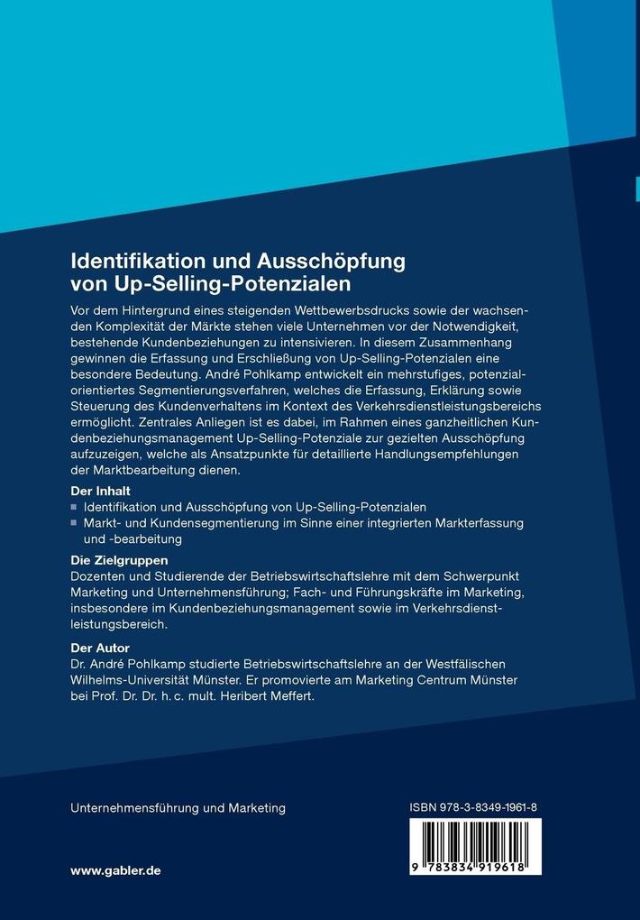Weitere Ansicht: Identifikation und Ausschöpfung von Up-Selling-Potenzialen | André Pohlkamp