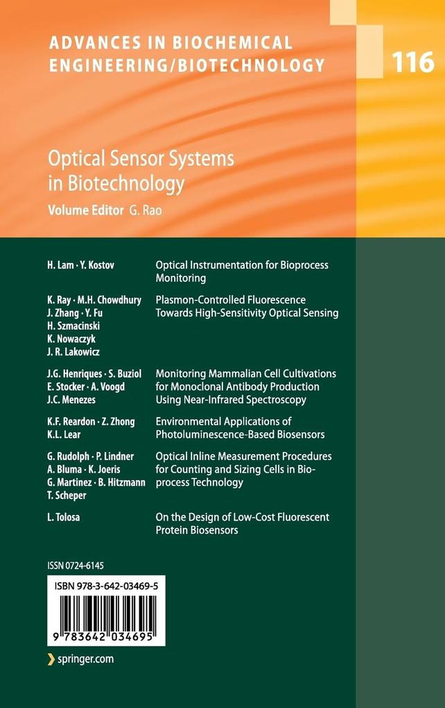 Weitere Ansicht: Optical Sensor Systems in Biotechnology