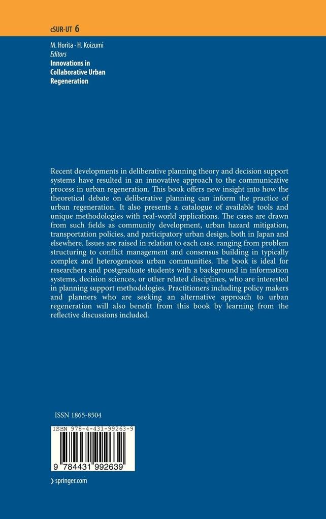 Weitere Ansicht: Innovations in Collaborative Urban Regeneration