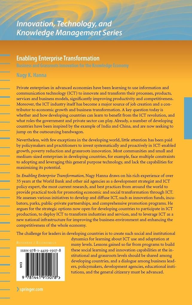 Weitere Ansicht: Enabling Enterprise Transformation | Nagy K. Hanna