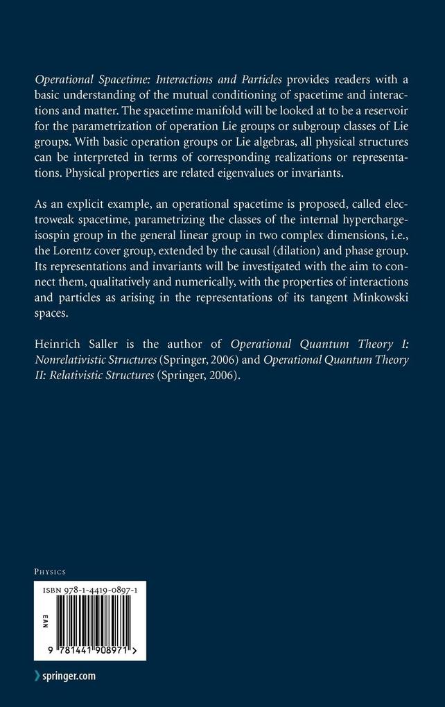 Weitere Ansicht: Operational Spacetime | Heinrich Saller