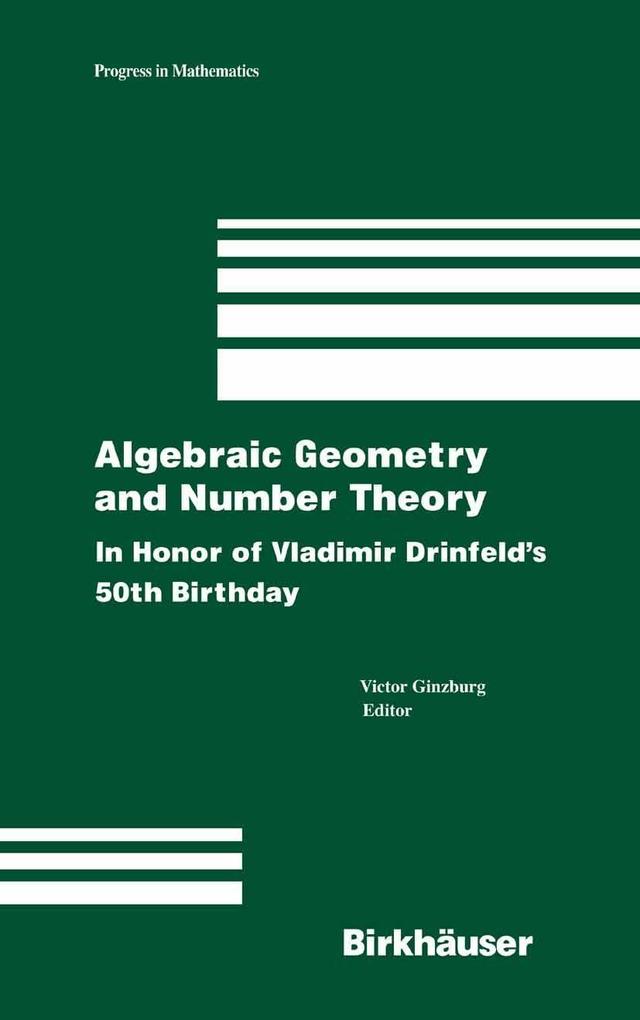Produktbild: Algebraic Geometry and Number Theory