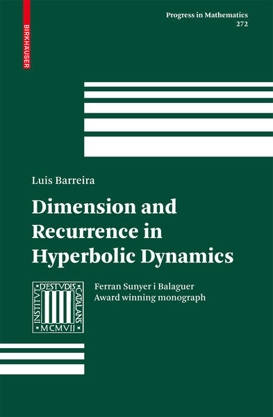 Produktbild: Dimension and Recurrence in Hyperbolic Dynamics | Luis Barreira