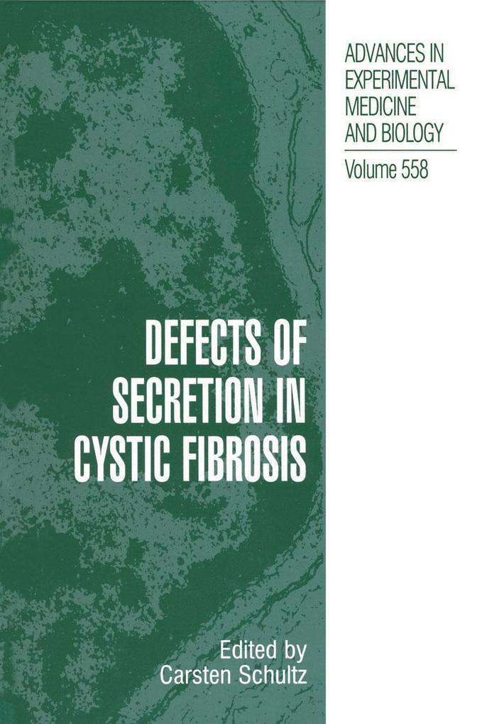 Produktbild: Defects of Secretion in Cystic Fibrosis