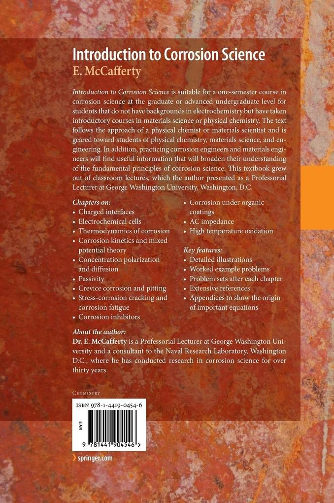 Weitere Ansicht: Introduction to Corrosion Science | Edward McCafferty