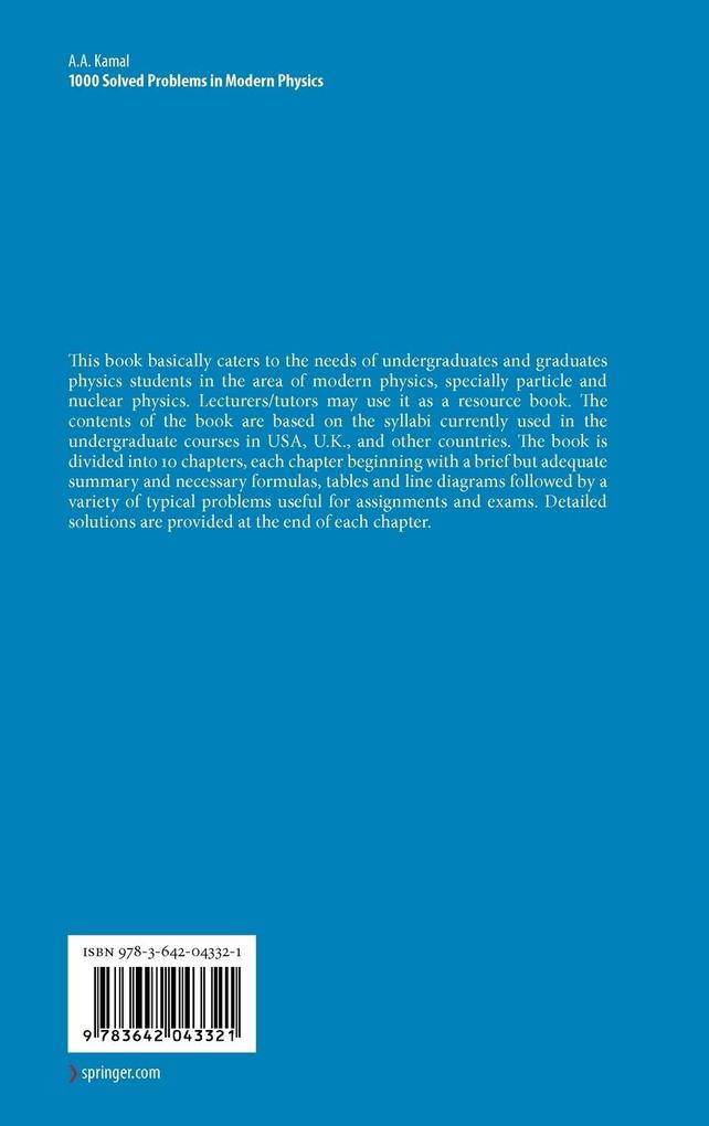 Weitere Ansicht: 1000 Solved Problems in Modern Physics | Ahmad A. Kamal
