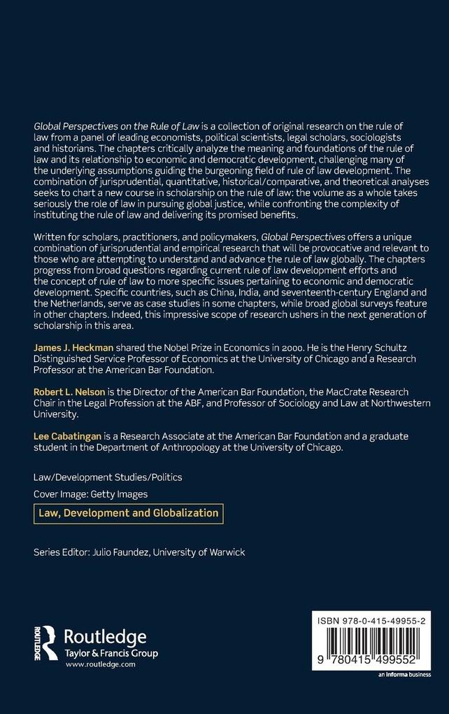 Weitere Ansicht: Global Perspectives on the Rule of Law