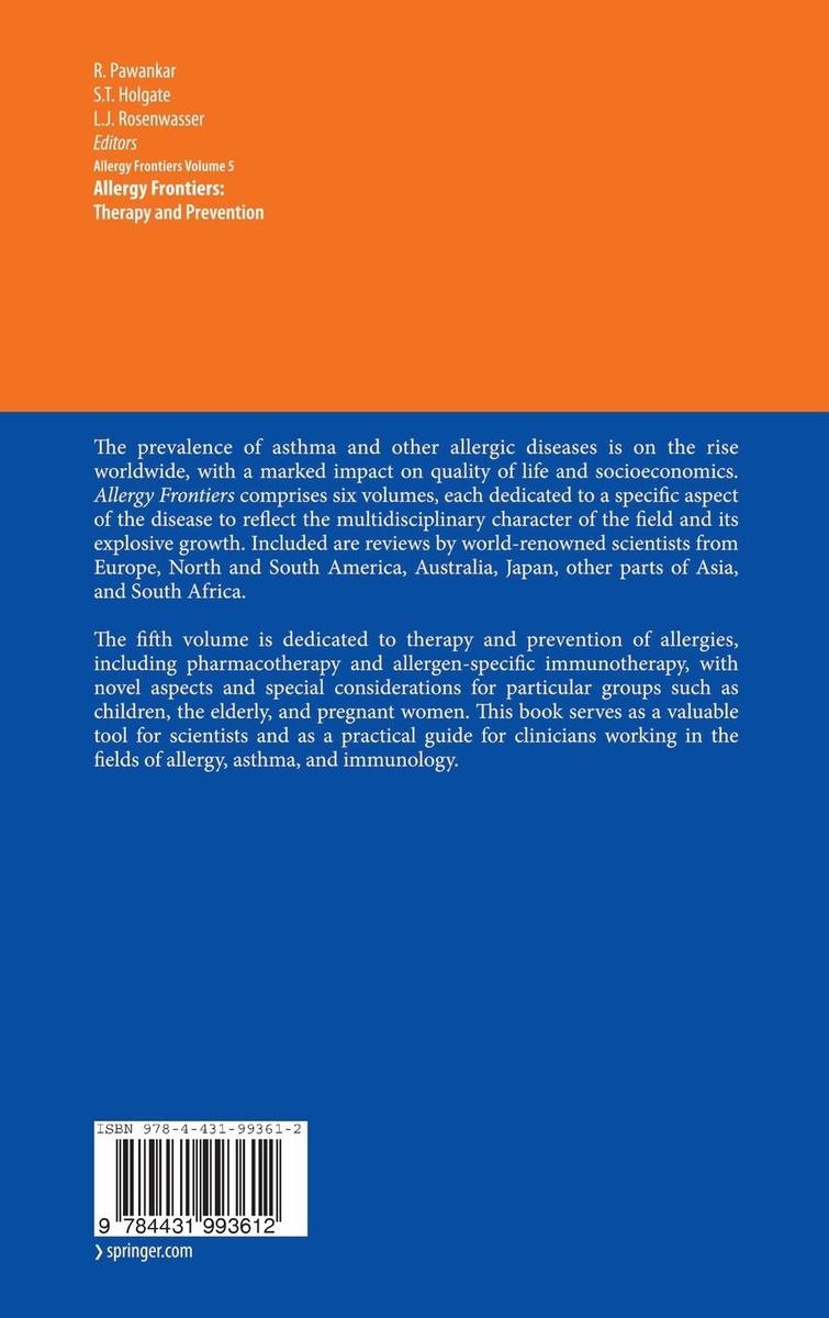 Weitere Ansicht: Allergy Frontiers:Therapy and Prevention
