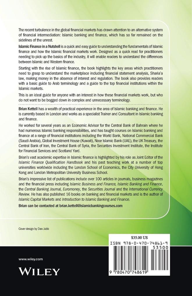 Weitere Ansicht: Islamic Finance in a Nutshell | Brian Kettell