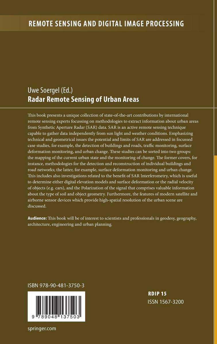 Weitere Ansicht: Radar Remote Sensing of Urban Areas