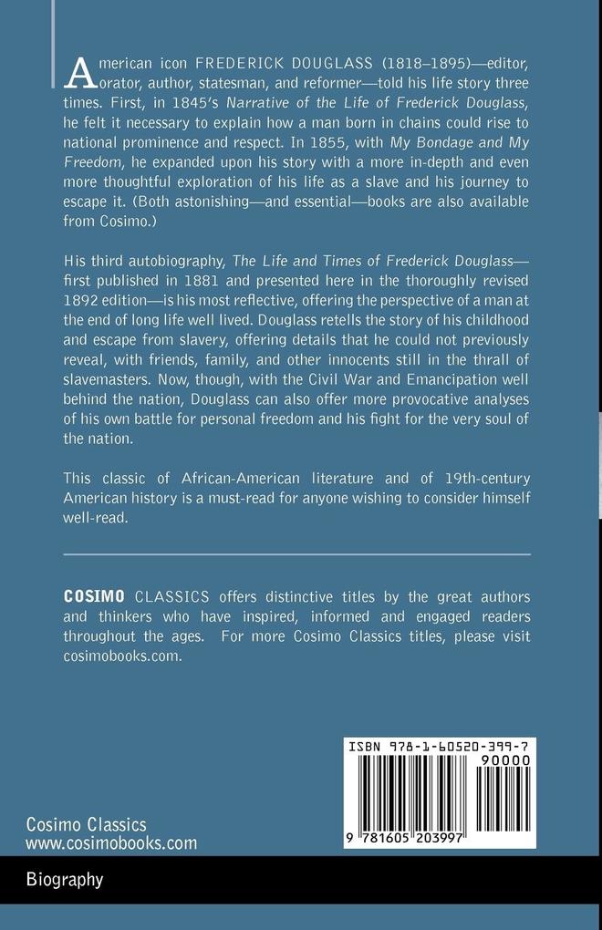 Weitere Ansicht: The Life and Times of Frederick Douglass | Frederick Douglass