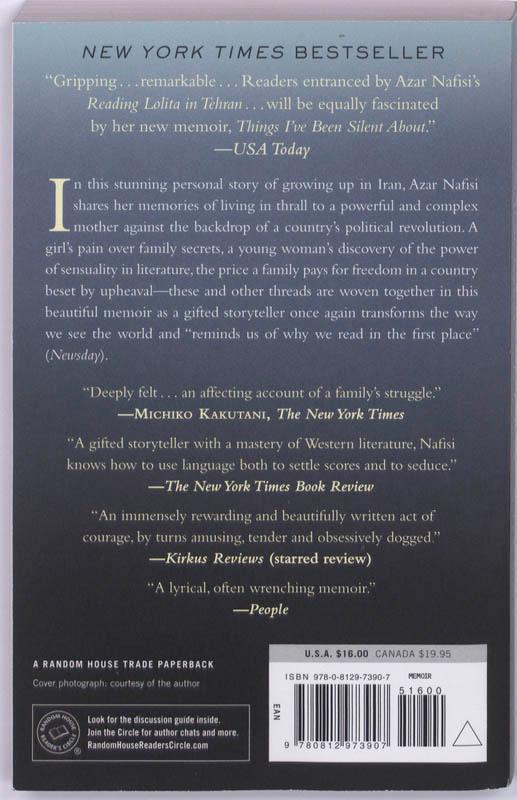 Weitere Ansicht: Things I've Been Silent About | Azar Nafisi