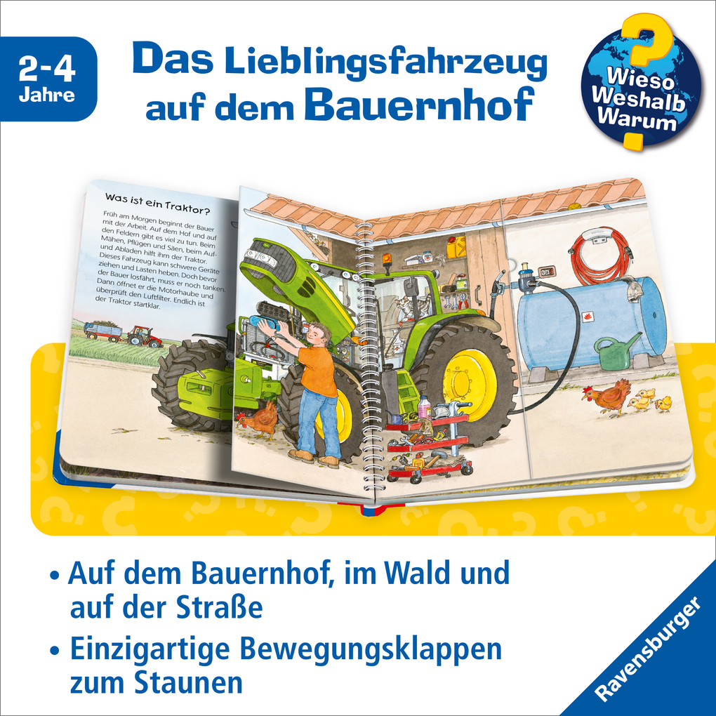 Weitere Ansicht: Wieso? Weshalb? Warum? junior, Band 34: Der Traktor | Andrea Erne