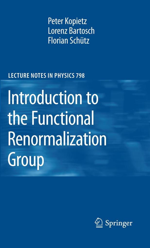 Produktbild: Introduction to the Functional Renormalization Group | Peter Kopietz, Lorenz Bartosch, Florian Schütz