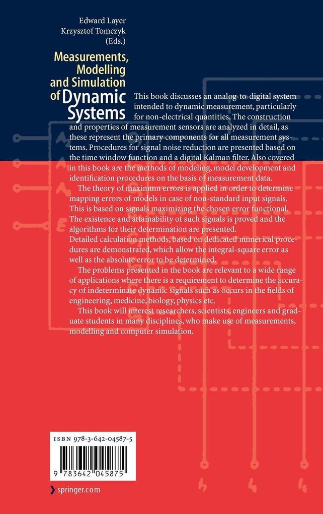 Weitere Ansicht: Measurements, Modelling and Simulation of Dynamic Systems