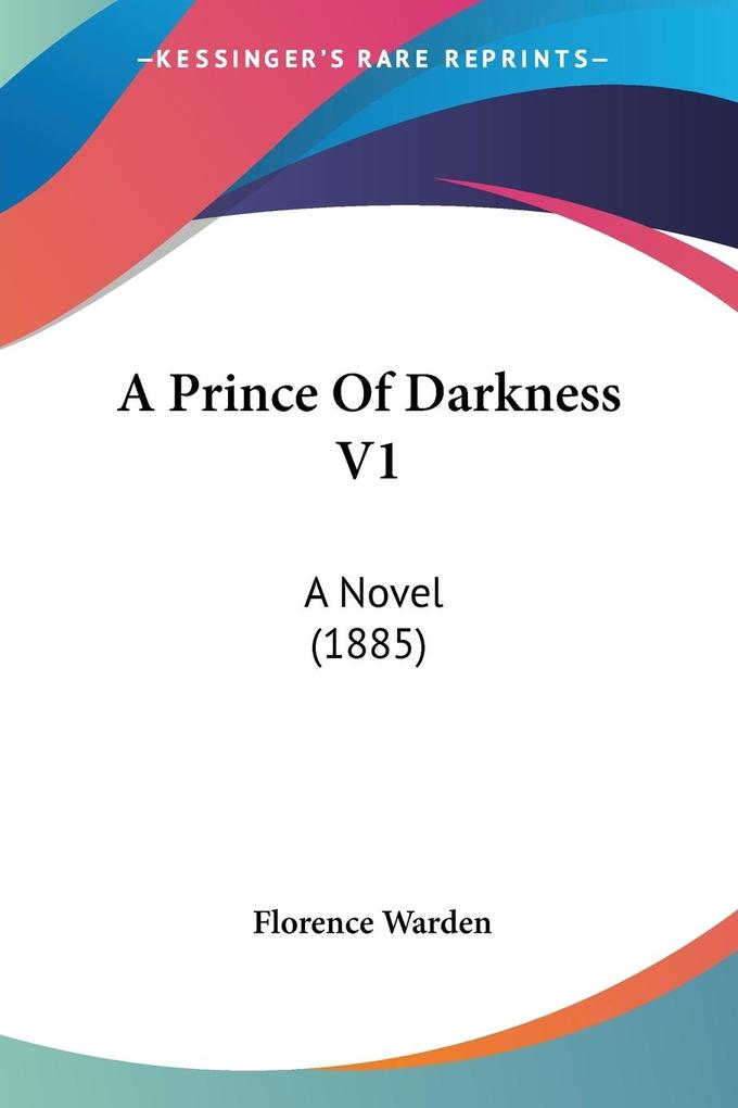 A Prince Of Darkness V1 als Taschenbuch