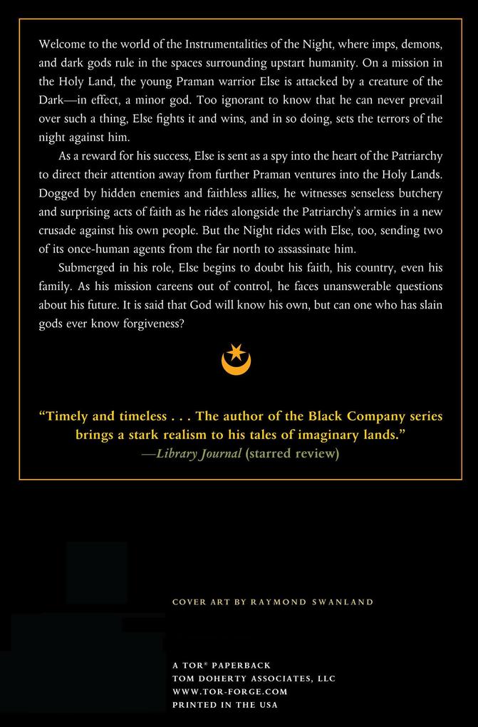 Weitere Ansicht: The Tyranny of the Night | Glen Cook