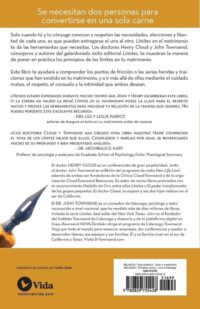 Weitere Ansicht: El Lmites En El Matrimonio | Henry Cloud, John Townsend
