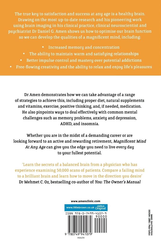 Weitere Ansicht: Magnificent Mind At Any Age | Daniel Amen