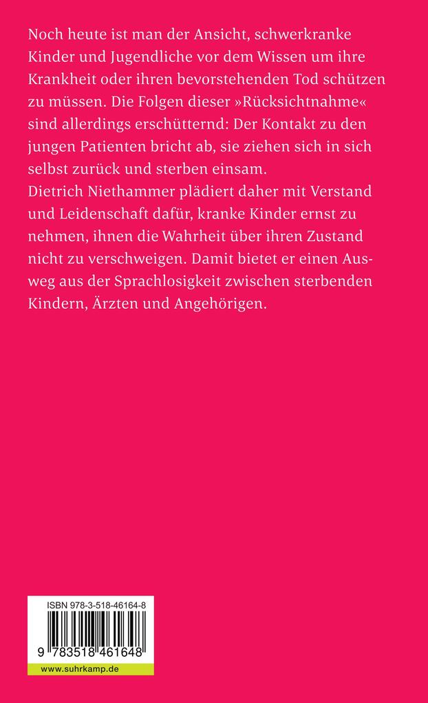 Weitere Ansicht: Wenn ein Kind schwer krank ist | Dietrich Niethammer