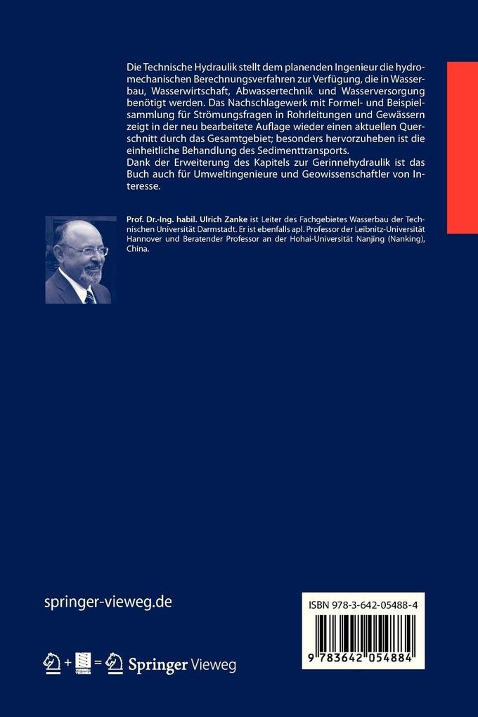 Weitere Ansicht: Hydraulik für den Wasserbau | Ulrich Zanke
