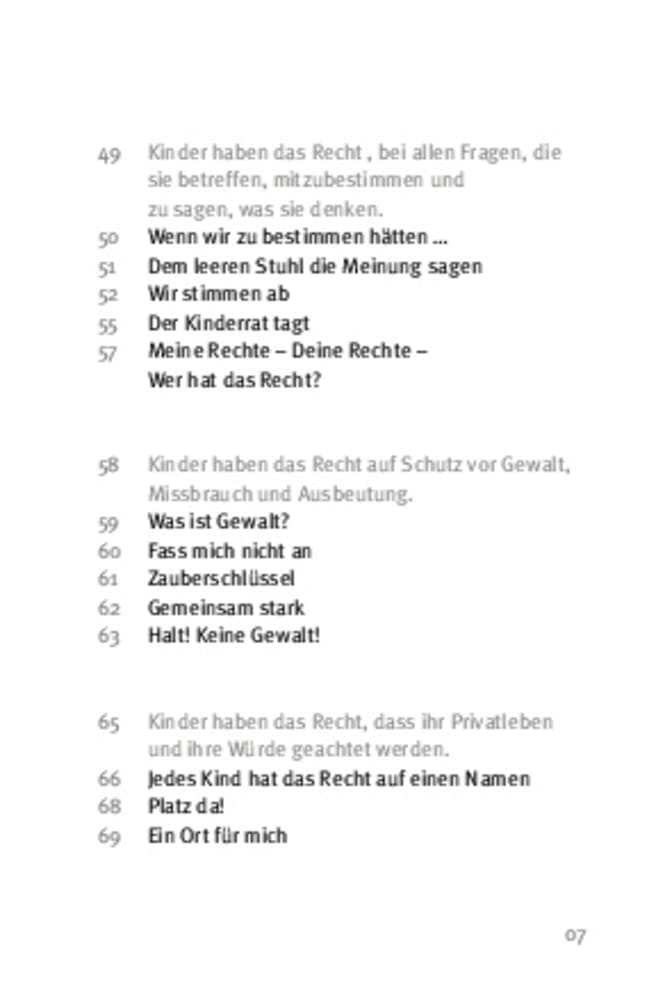 Weitere Ansicht: Die 50 besten Spiele zu den Kinderrechten | Rosemarie Portmann