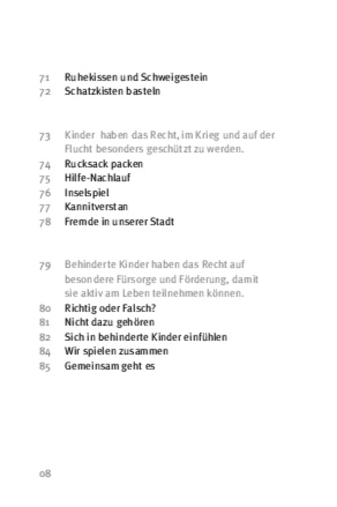 Weitere Ansicht: Die 50 besten Spiele zu den Kinderrechten | Rosemarie Portmann