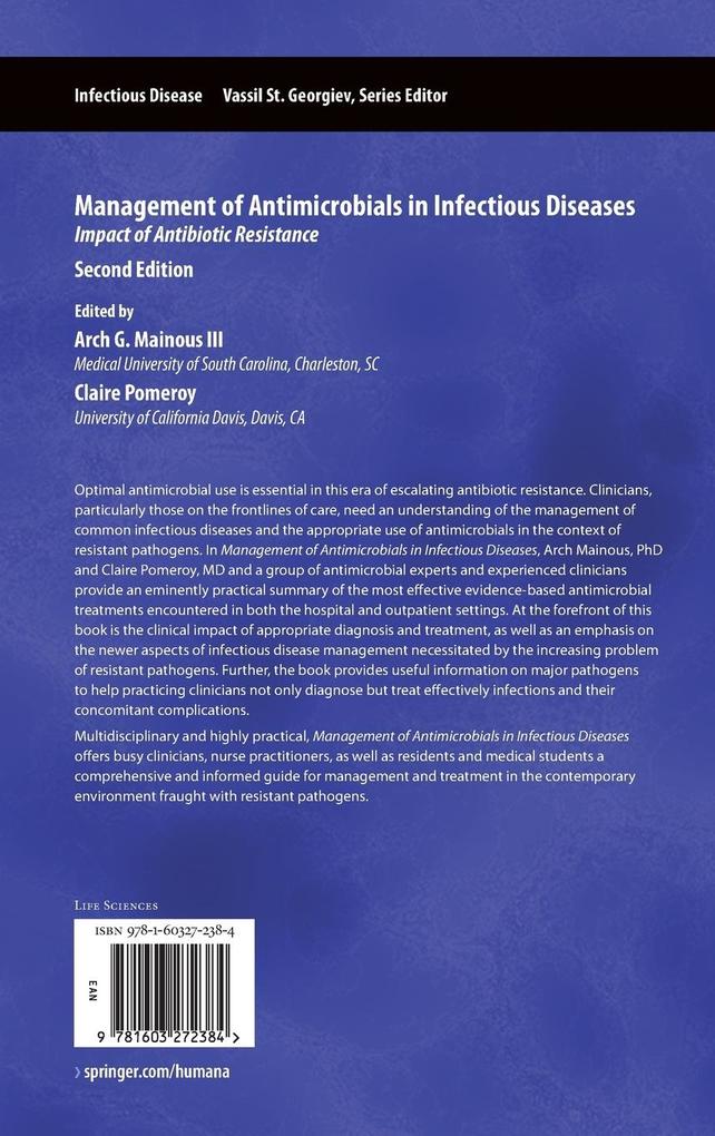 Weitere Ansicht: Management of Antimicrobials in Infectious Diseases
