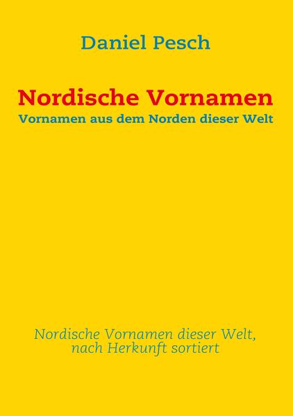 Produktbild: Nordische Vornamen | Daniel Pesch