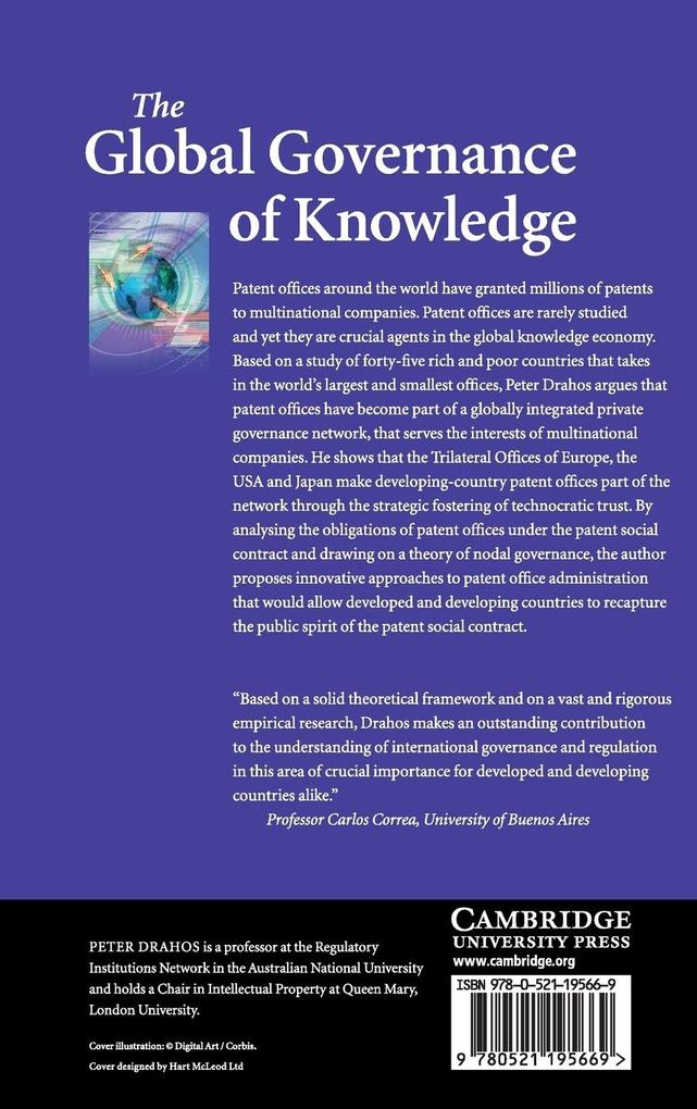 Weitere Ansicht: The Global Governance of Knowledge | Peter Drahos