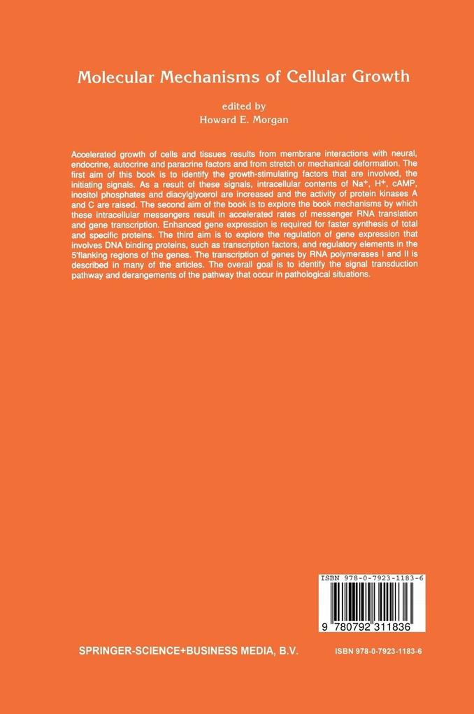 Weitere Ansicht: Molecular Mechanisms of Cellular Growth