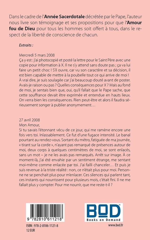Weitere Ansicht: Au Père de mes enfants, un Prêtre | Héloïse Bis