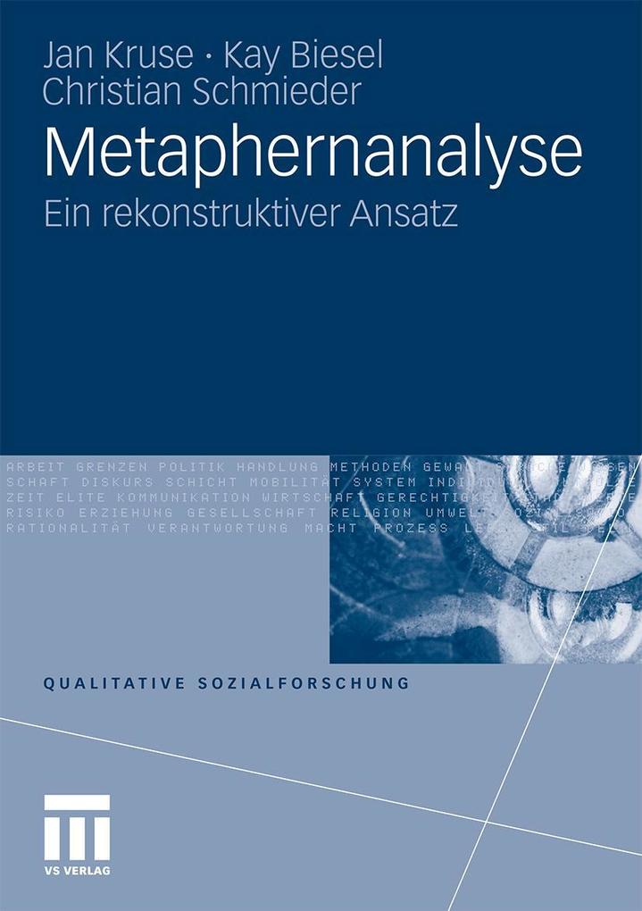 Produktbild: Metaphernanalyse | Kay Biesel, Jan Kruse, Christian Schmieder