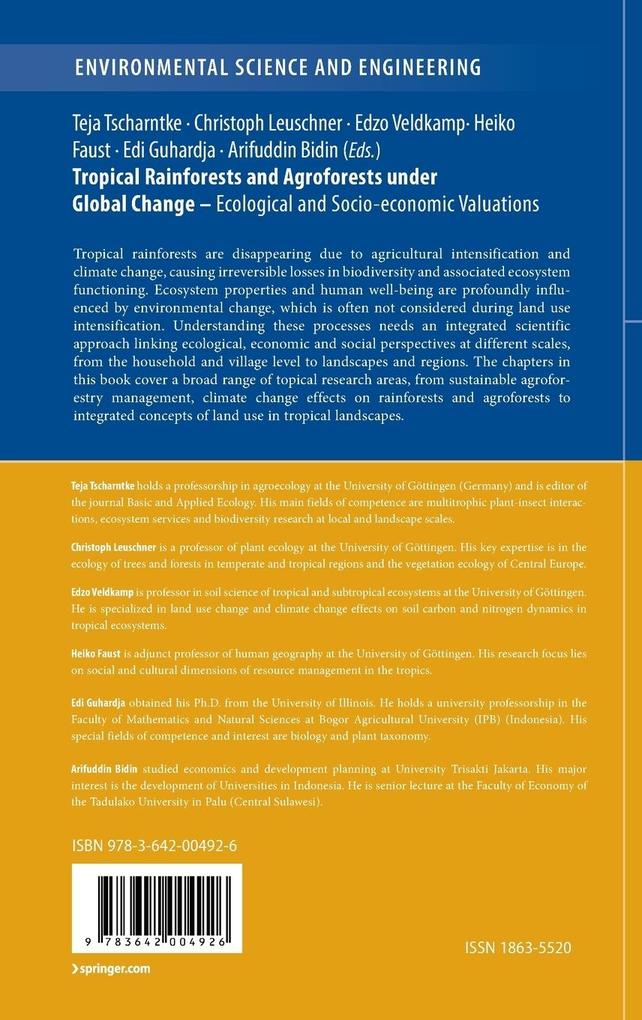 Weitere Ansicht: Tropical Rainforests and Agroforests under Global Change