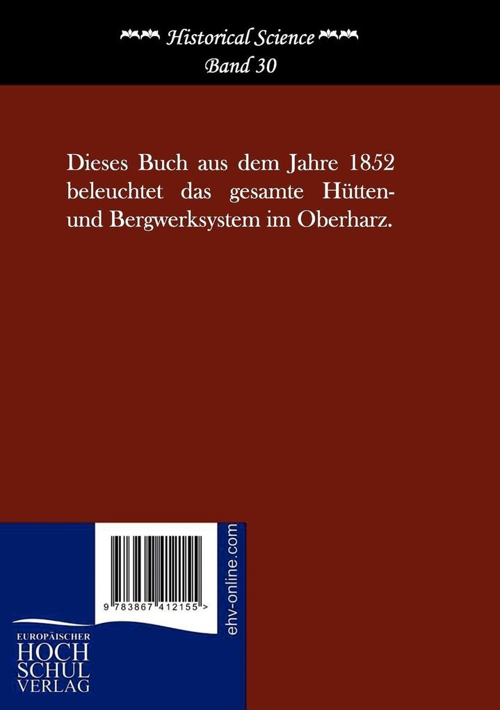 Weitere Ansicht: Hüttenkunde im Oberharz | Bruno Kerl