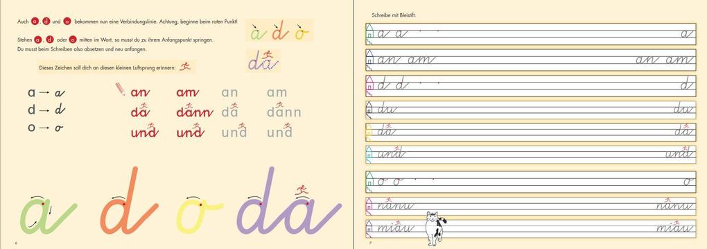 Weitere Ansicht: Schreiblehrgang. Vereinfachte Ausgangsschrift | Eva M. Eberle, Eve Eberle