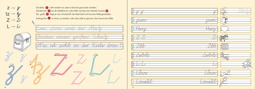 Weitere Ansicht: Schreiblehrgang. Vereinfachte Ausgangsschrift | Eva M. Eberle, Eve Eberle