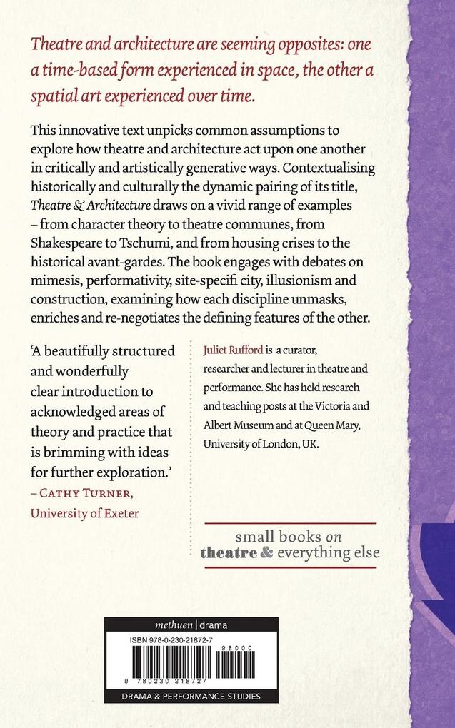 Weitere Ansicht: Theatre and Architecture | Juliet Rufford