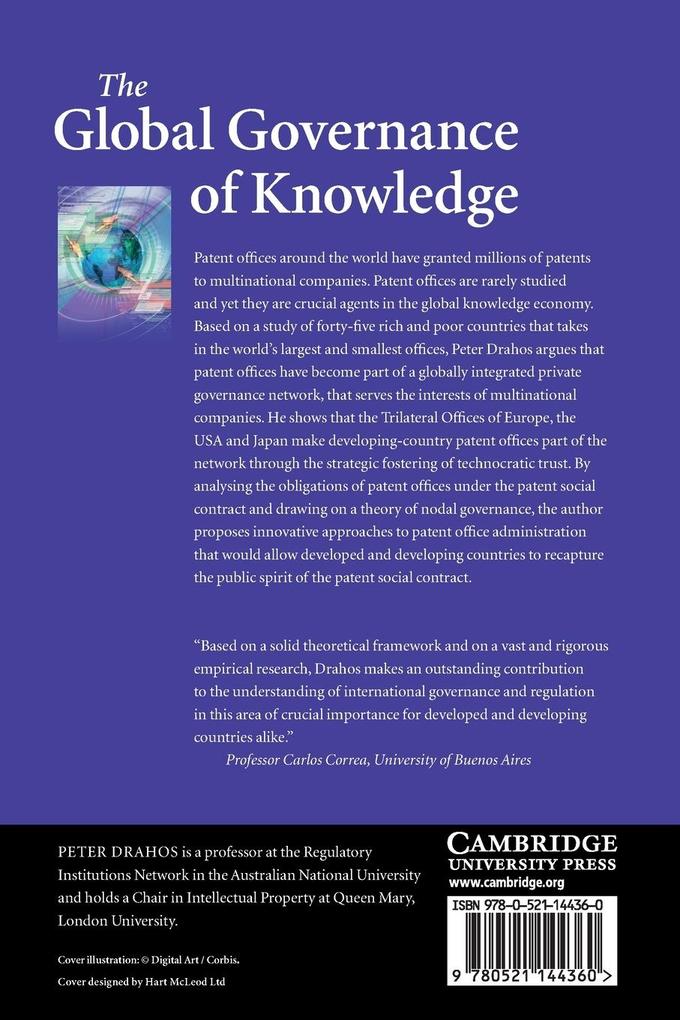 Weitere Ansicht: The Global Governance of Knowledge | Peter Drahos