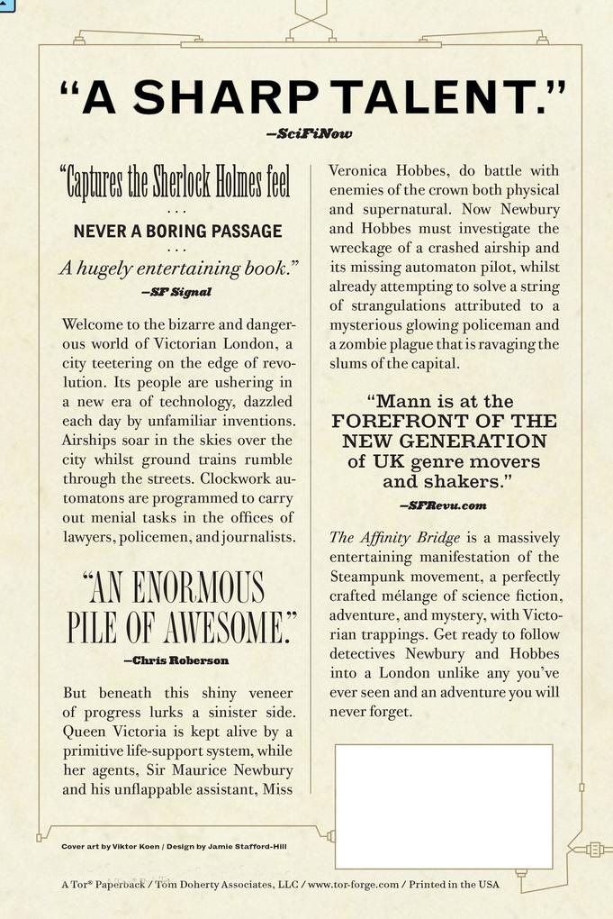 Weitere Ansicht: Affinity Bridge | George Mann