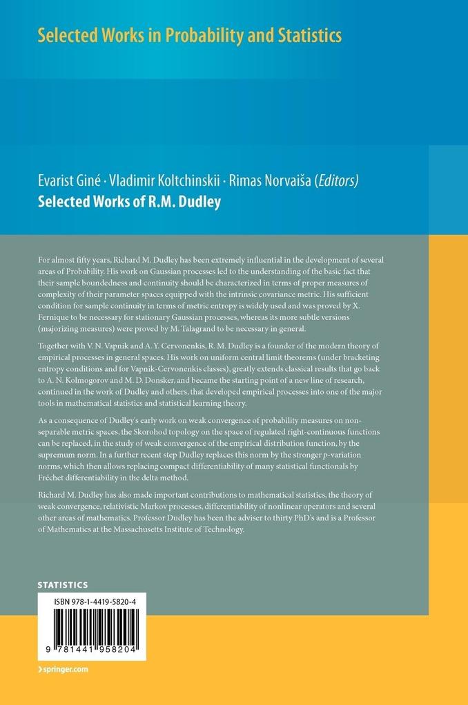 Weitere Ansicht: Selected Works of R.M. Dudley