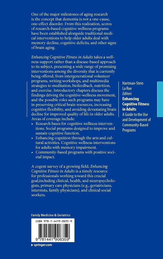 Weitere Ansicht: Enhancing Cognitive Fitness in Adults