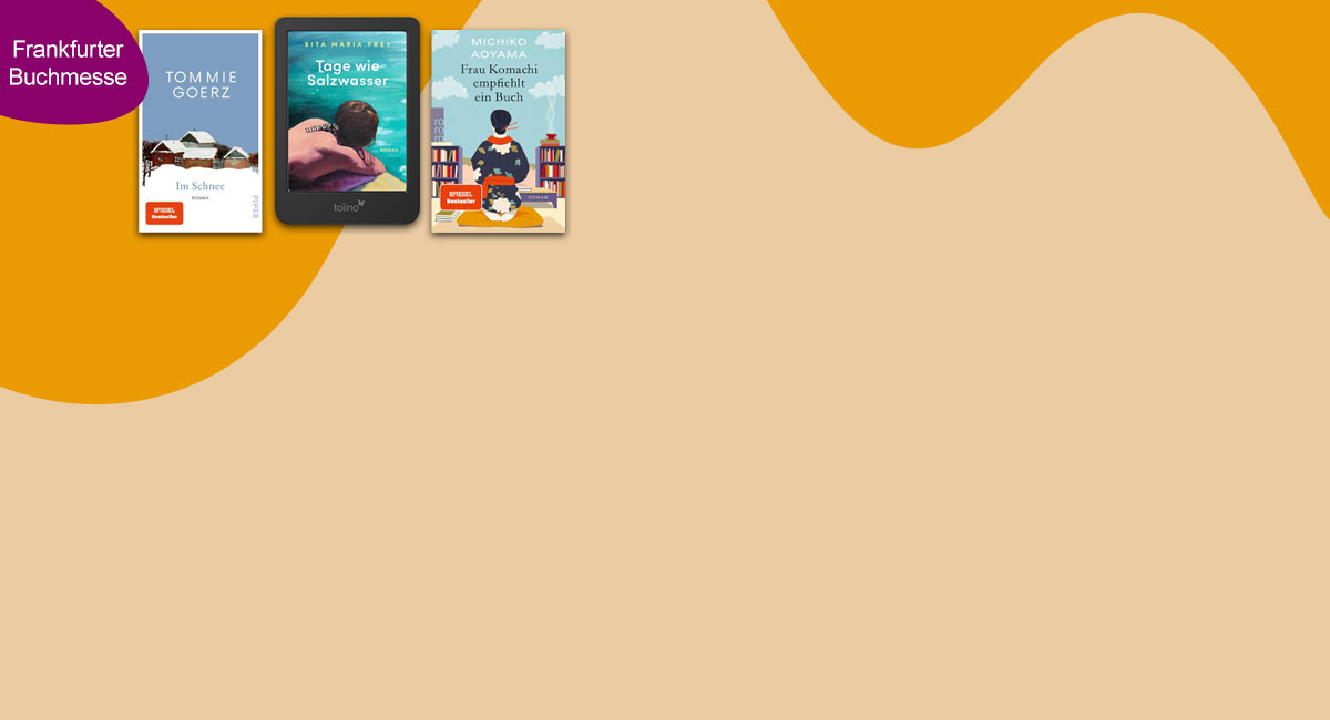 Buchmesse trifft Leselust - eBooks für Neuentdecker:innen bei eBook.de