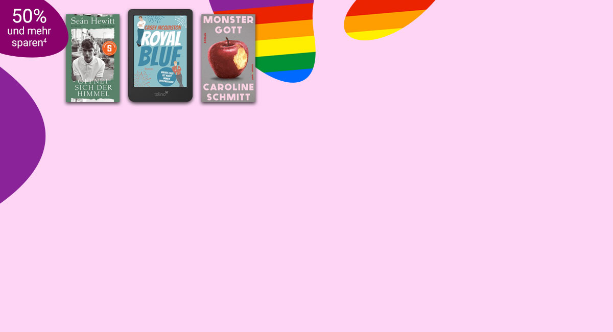 Pride Month bei eBook.de: Pride lesen. Vielfalt feiern.