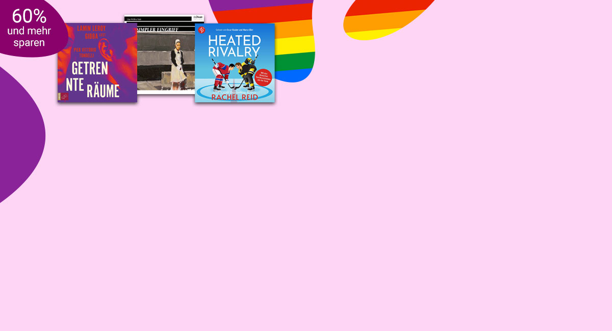 Pride Month bei eBook.de: Pride hören. Vielfalt feiern.