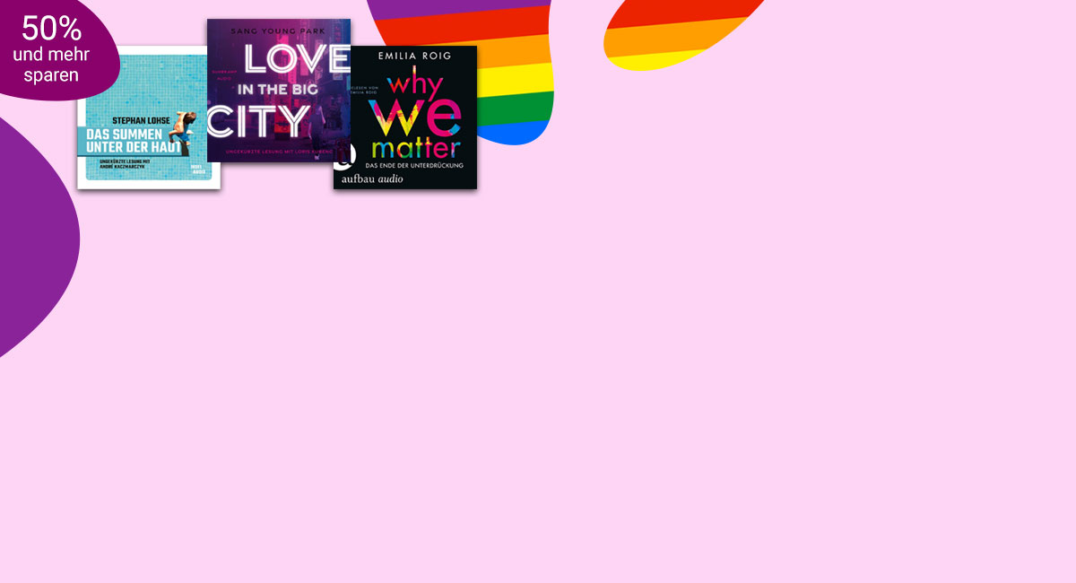 Love is Love: Queere Hörbücher reduziert bei eBook.de