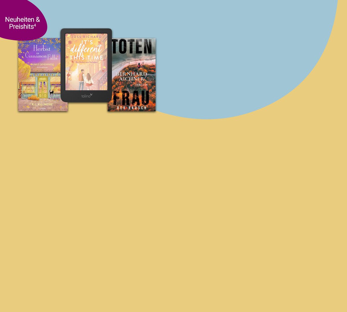 Willkommen im Herbst: Gefühle, Spannung und bunte Blätter bei eBook.de