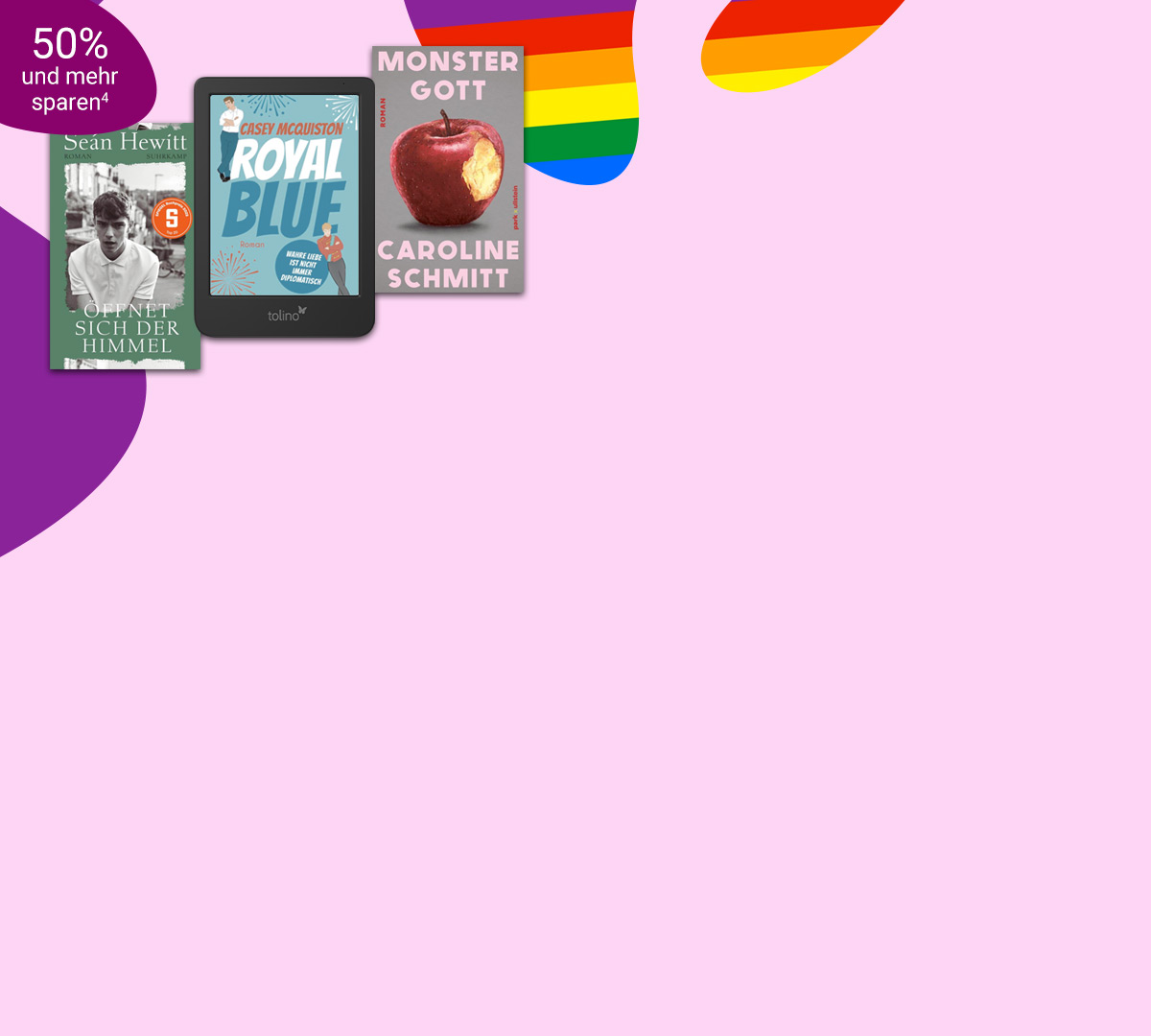 Pride Month bei eBook.de: Pride lesen. Vielfalt feiern.