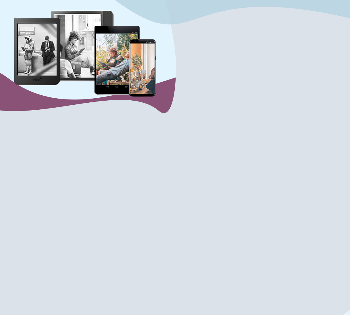 10 Jahre tolino Sleepscreens und Wallpaper